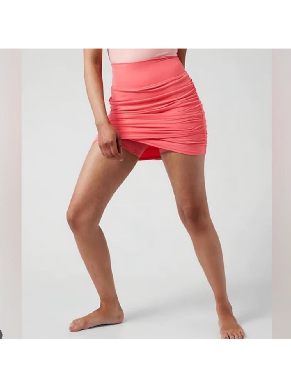 Athleta Coral Pink Transcend Skort Size Large